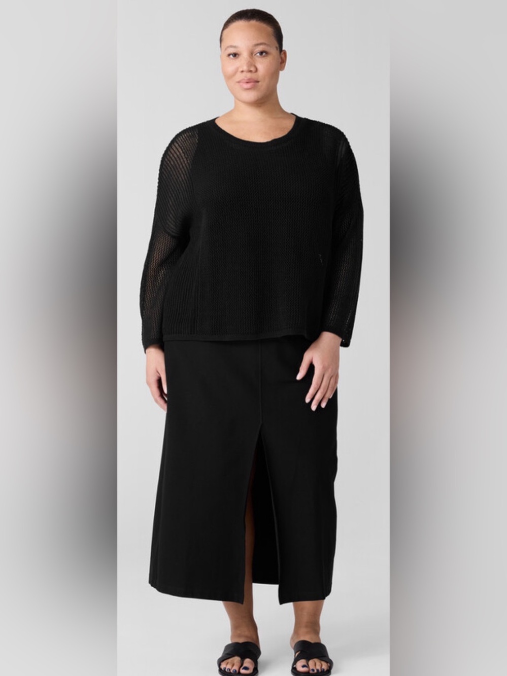 EILEEN FISHER WASHABLE FLEX PONTE SKIRT! - Picture 12 of 13